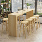 Solid Wood Counter Bar Stool Contemporary Armless Counter Stools