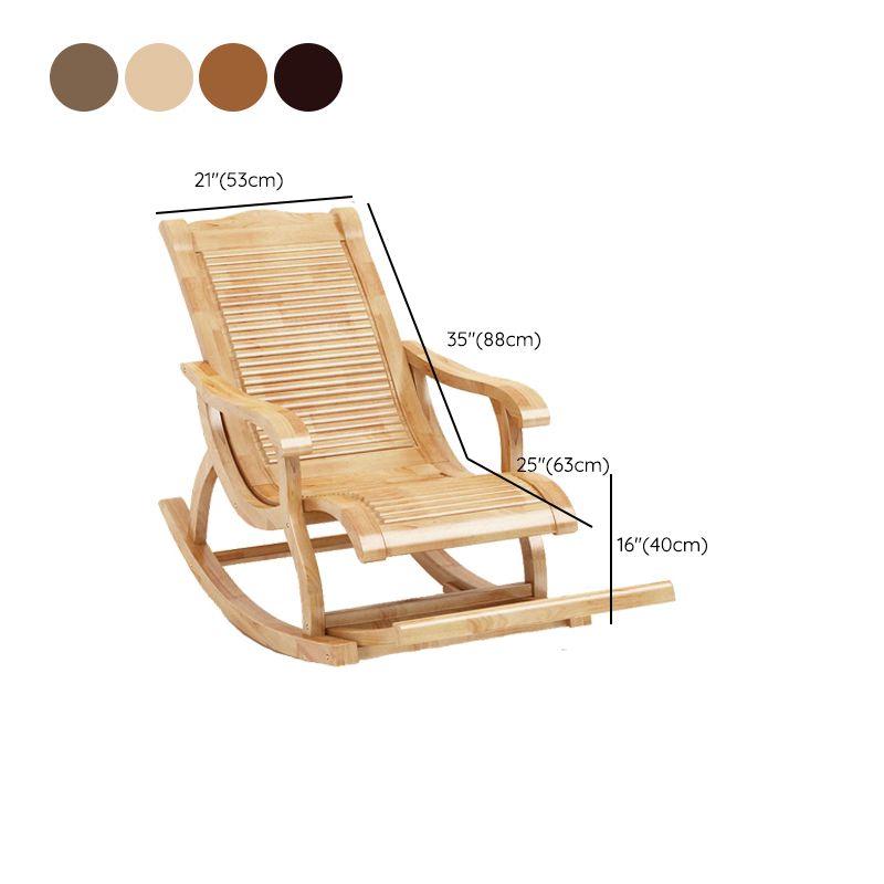 Modern Solid Wood Rocker Chair Spindle Rocker Chair for Living Room Clearhalo 'Chairs & Seating' 'furn' 'furn_rocking_chairs' 'Furniture' 'Living Room Furniture' 'Rocking Chairs' 'rocking_chairs' 1200x1200_a79583ba-977a-42f6-a616-c5e6cf19ba42