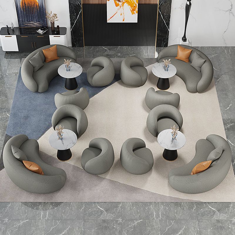 Contemporary Round Dining Table White Stone Table with Metal Base Clearhalo 'Dining Tables & Seating' 'Dining Tables' 'dining_table' 'furn' 'furn_dining_table' 'Furniture' 'Kitchen & Dining Furniture' 1200x1200_a7958a46-b858-4f61-96f0-8c301c02a1ba