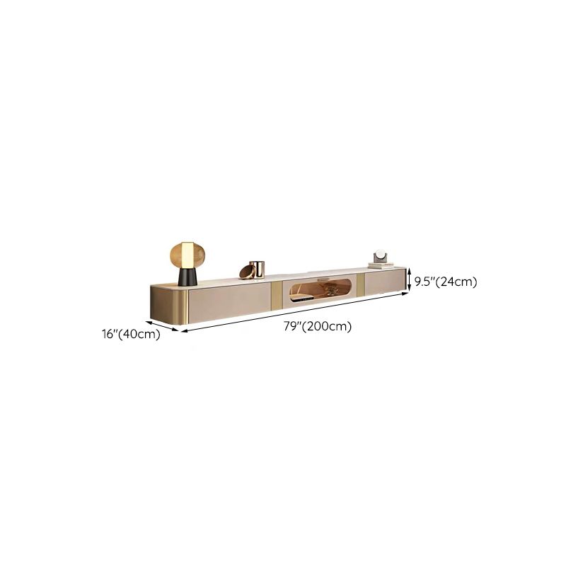 Glam Stone Stand Console Drawers Included Media Console with Doors Clearhalo 'furn' 'furn_tv_stands_entertainment_centers' 'Furniture' 'Living Room Furniture' 'TV Stands & Entertainment Centers' 'TV Stands & Media Storage Furniture' 'tv_stands_entertainment_centers' 1200x1200_a795e9d9-b62b-41cc-b66b-42eec7fac316