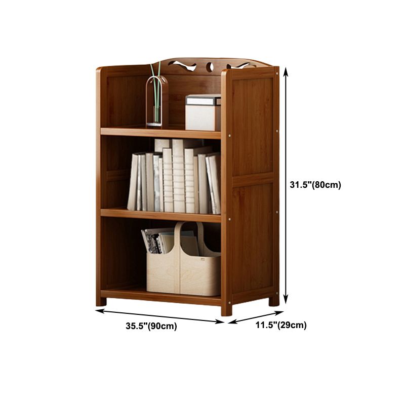 Brown Color Modern Style Bookshelf Engineer Wood Bookcase for Home Clearhalo 'Bookcases' 'furn' 'furn_bookcases' 'Furniture' 'Office Furniture' 1200x1200_a79659fc-8803-406b-b0ee-bd0a851e6547