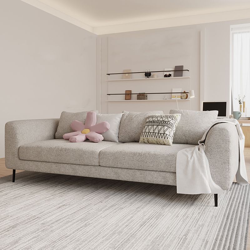 Modern Cotton Square Arm Sofa Pillow Back Settee for Living Room Clearhalo 'furn' 'furn_sofas' 'Furniture' 'furniture_sofas' 'Living Room Furniture' 'Sofa' 'sofas' 1200x1200_a796de3c-bac0-43bf-8548-d34cc8a36753