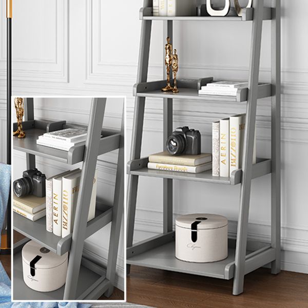 Scandinavian Ladder Bookshelf Vertical Open Ash Bookcase for Living Room Clearhalo 'Bookcases' 'furn' 'furn_bookcases' 'Furniture' 'furniture_bookcases' 'Office Furniture' 1200x1200_a796f453-9545-42ec-8fac-1396d1a2b8de