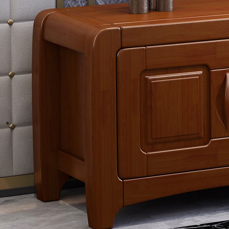 Solid Wood TV Media Stand Traditional TV Console for Living Room Clearhalo 'furn' 'furn_tv_stands_entertainment_centers' 'Furniture' 'Living Room Furniture' 'TV Stands & Entertainment Centers' 'TV Stands & Media Storage Furniture' 'tv_stands_entertainment_centers' 1200x1200_a7974345-e87b-4930-8c83-d5b8bebc839c