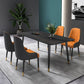 Designer Style Sintered Stone Dining Set 1/2/5/7 Pieces Rectangle Dining Table with Chairs Clearhalo 'Dining Room Sets' 'Dining Tables & Seating' 'dining_room_set' 'furn' 'furn_dining_room_set' 'Furniture' 'furniture_dining_room_set' 'Kitchen & Dining Furniture' 1200x1200_a798cafb-458c-4020-9f24-b034c7c52bc1