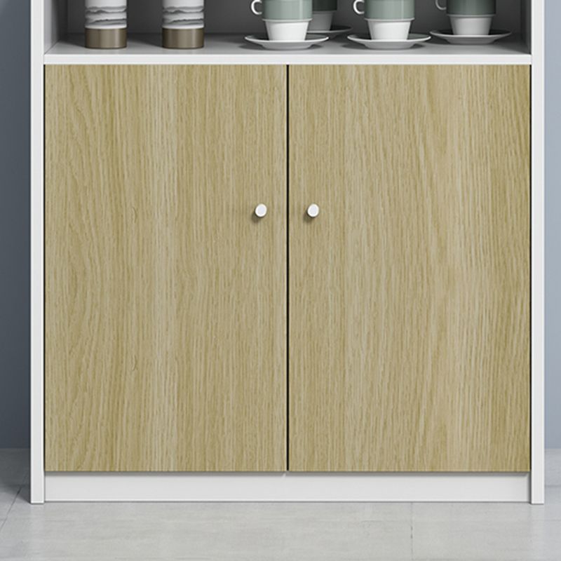 Mobile moderno di contrasto di archiviazione Abbigliamento in legno per l'ufficio di casa