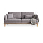 Velvet Sofa 35 "W Recessed Arm Sofa with Storage for Living Room Clearhalo 'furn' 'furn_sofas' 'Furniture' 'furniture_sofas' 'kitchen' 'kitchen_sofas' 'Living Room Furniture' 'Sofa' 'sofas' 1200x1200_a7997444-9b02-4863-b8cb-b87e084db039
