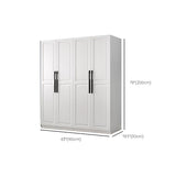 Freestanding Wood Frame Wardrobe Modern Hinged Soft Close Doors Wardrobe and Drawers Clearhalo 'Armoires & Wardrobes' 'armoires_wardrobes' 'Bedroom Furniture' 'furn' 'furn_armoires_wardrobes' 'Furniture' 1200x1200_a79ba2d0-2864-4e7f-ad81-6ca6265319ac