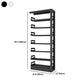 Rectangle Etagere Bookcase Modern Metal Open Bookcase with Shelves Clearhalo 'Bookcases' 'furn' 'furn_bookcases' 'Furniture' 'Office Furniture' 1200x1200_a79bf87d-9a73-44bd-9ef3-e1e21b66f2df