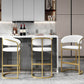 Glam Style Bar Stool Leather Gold Frame Counter Stool for Bristol Clearhalo 'Bar Furniture' 'Bar Stools' 'bar_stools' 'furn' 'furn_bar_stools' 'Furniture' 'Kitchen & Dining Furniture' 1200x1200_a79f6bac-f774-4feb-81a6-6a8aa945f1b3