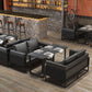 Industrial Dining Table Sintered Stone Table with Double Pedestal for Dining Room Clearhalo ' dining_table' 'Dining Tables & Seating' 'Dining Tables' 'furn' 'furn_dining_table' 'Furniture' 'furniture_dining_table' 'Kitchen & Dining Furniture' 'kitchen&dining_furn' 'kitchen' 'kitchen_dining_table' 1200x1200_a79fd9c7-3e27-404d-8872-669608cdefd5