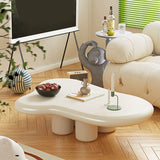 Modern No Distressing End Table Naturally Shaped Side Table for Living Room