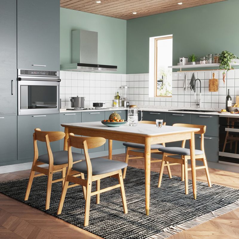 Sintered Stone Dining Table Rectangle Modern Dinner Table with Wooden Legs Clearhalo 'Dining Tables & Seating' 'Dining Tables' 'dining_table' 'furn' 'furn_dining_table' 'Furniture' 'Kitchen & Dining Furniture' 1200x1200_a7a558cd-31bc-427c-8273-f72493b69676