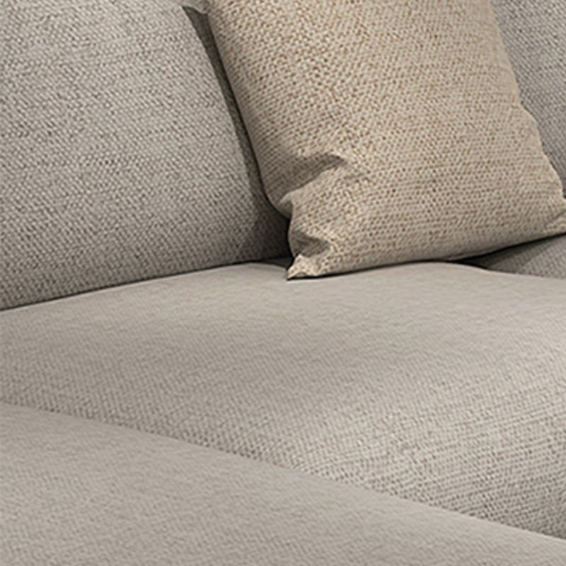 Trapuntato posteriore sezionale con cuscini di bolster sqaure sezionale