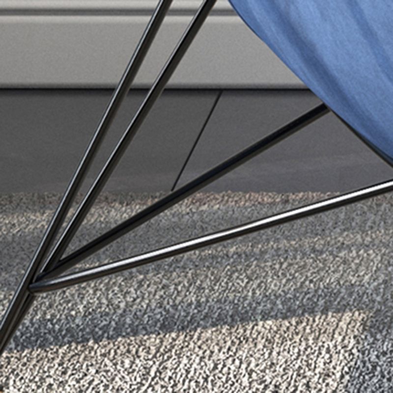 Contemporary Upholstered Rocker Chair Metal Frame Spindle Rocker Chair for Living Room Clearhalo 'Chairs & Seating' 'furn' 'furn_rocking_chairs' 'Furniture' 'Living Room Furniture' 'Rocking Chairs' 'rocking_chairs' 1200x1200_a7a83d81-d8a0-4912-b6e8-3f988899b108