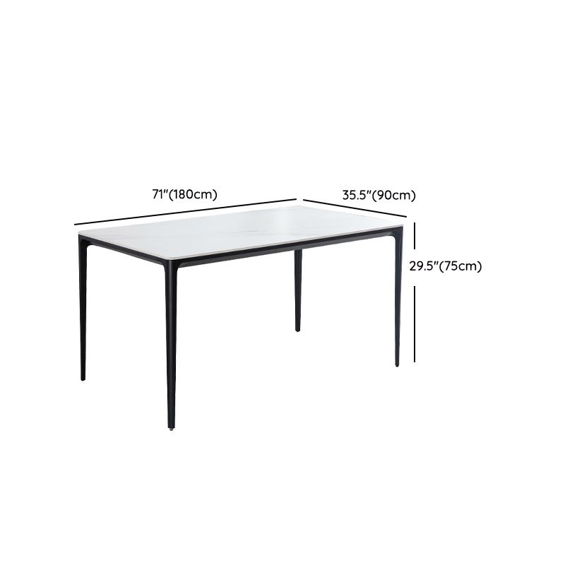 Juego de muebles de comedor moderno 1/4/5 Piezas Sillones de comedor de piedra sinterizada