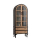 Traditional Display Stand Solid Wood Glass Doors Hutch Cabinet for Bedroom Clearhalo 'Display & China Cabinets' 'display_china_cabinets' 'furn' 'furn_display_china_cabinets' 'Furniture' 'Kitchen & Dining Furniture' 1200x1200_a7a8c2bb-41d4-41dd-affe-56f6c5c330fd