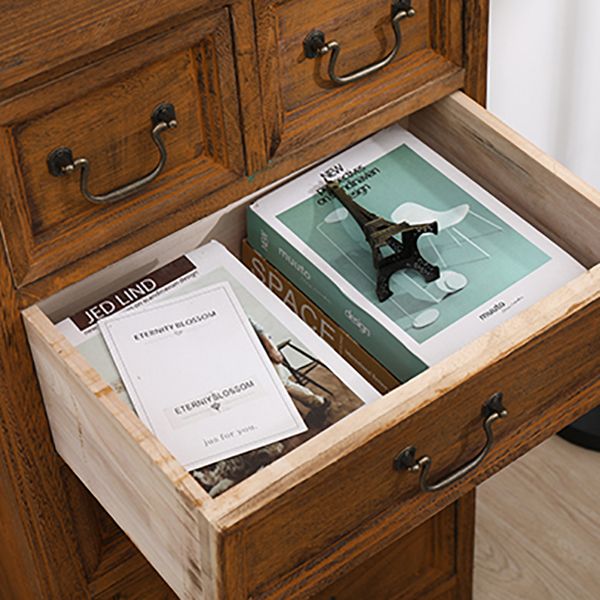 Costa Storage Chox Dresser Cofre de almacenamiento de madera maciza, 13.65 pulgadas de ancho