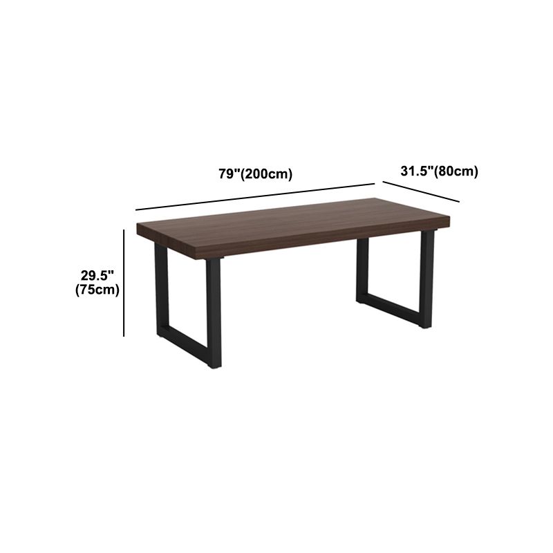 Rectangular Home Office Writing Desk Contemporary Solid Wood Office Desk Clearhalo 'furn' 'furn_office_desk' 'Furniture' 'Office Desks' 'Office Furniture' 'office_desk' 1200x1200_a7add5b9-acd0-4fa9-9aef-481cb5655126
