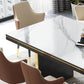 Glam 1/4/6/7/9 Pieces Dining Set Rectangle Stone Dining Table Furniture for Dining Room Clearhalo 'Dining Room Sets' 'Dining Tables & Seating' 'dining_room_set' 'furn' 'furn_dining_room_set' 'Furniture' 'furniture_dining_room_set' 'Kitchen & Dining Furniture' 'kitchen&dining_furn' 'kitchen' 1200x1200_a7b1d230-7622-48b6-adcb-81f0e3b3af19