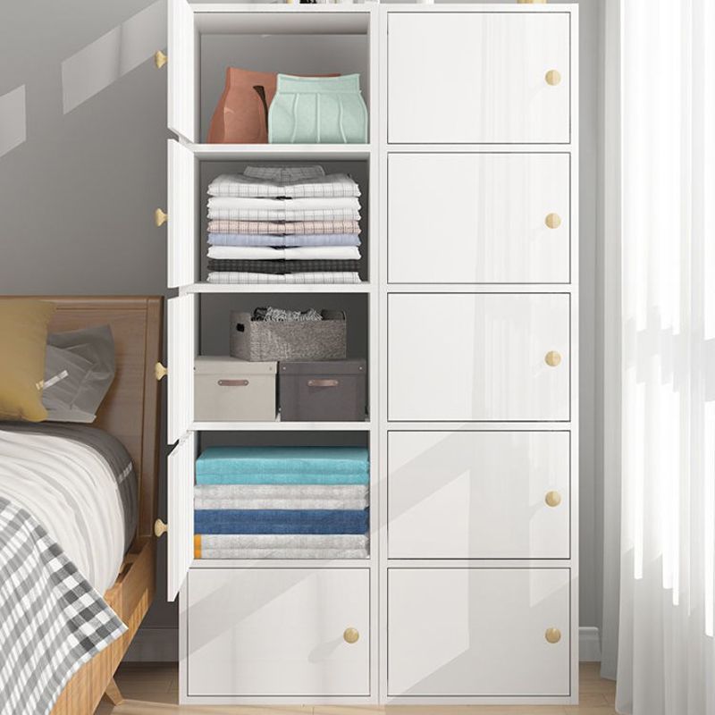 Contemporary Vertical Standard Bookcase Manufactured Wood Bookcase with Doors Clearhalo 'Bookcases' 'furn' 'furn_bookcases' 'Furniture' 'furniture_bookcases' 'kitchen' 'kitchen_bookcases' 'Living Room Furniture' 'Office Furniture' 1200x1200_a7b553fa-20ab-48f3-b531-ebfb88f53fab