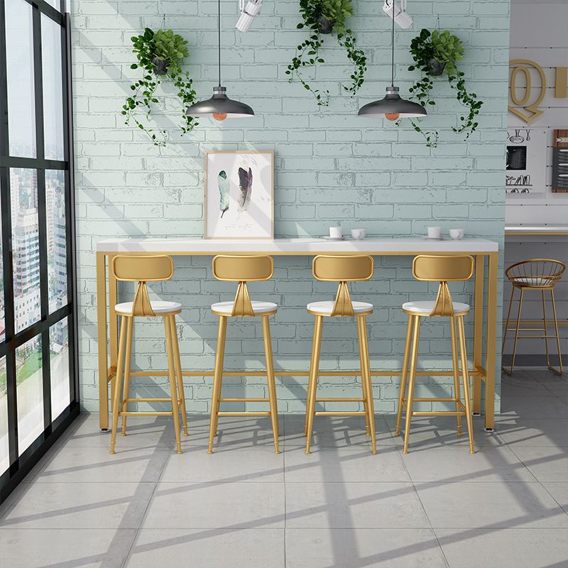 Pine Solid Wood Bar Height Table Glam Rectangle Indoor Bar Table Clearhalo 'Bar Furniture' 'Bar Tables' 'bar_tables' 'furn' 'furn_bar_tables' 'Furniture' 'Kitchen & Dining Furniture' 1200x1200_a7b7feae-c380-4cee-ba3a-7e56c6a940f0
