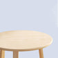 Contemporary Style Side End Table Wooden Round Sofa Side Accent Table