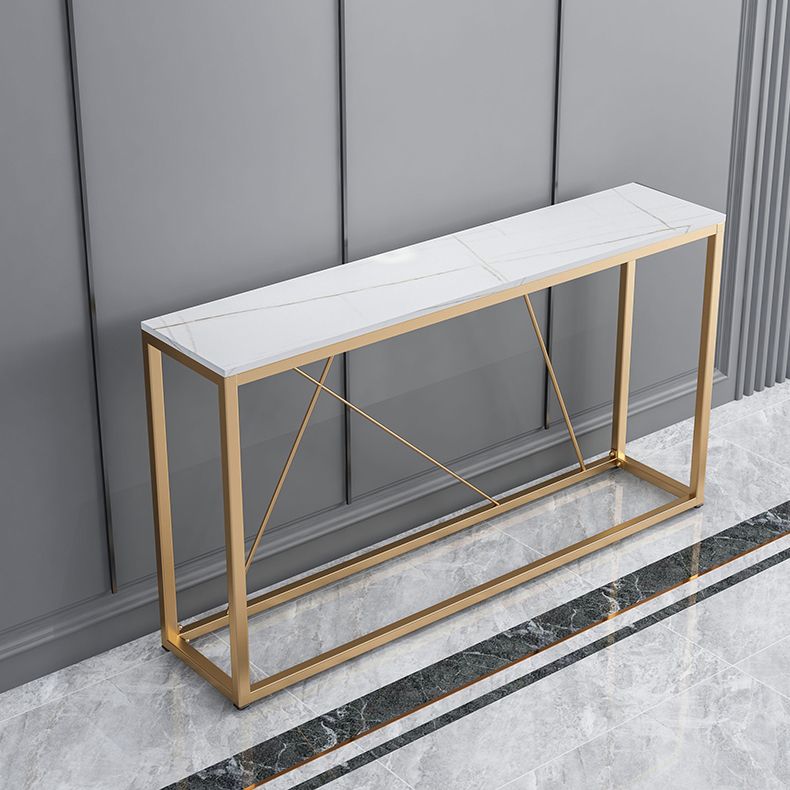 Mesa de finalización de acabado rectángulo contemporáneo de la mesa de la consola de acabado antiguo