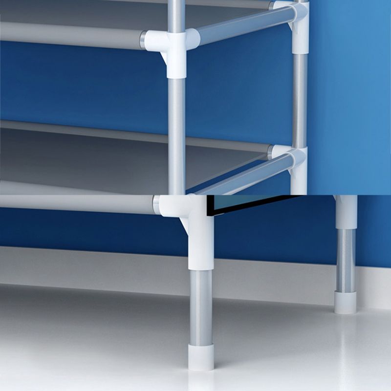 Steel Wardrobe Armoire with Drawer Modern Wardrobe Cabinet for Home Clearhalo 'Armoires & Wardrobes' 'armoires_wardrobes' 'Bedroom Furniture' 'furn' 'furn_armoires_wardrobes' 'Furniture' 1200x1200_a7c2a69c-e9d7-4a46-ad71-aed62fa3a6bb