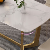 Set da pranzo glam 1/4/6 pezzi in acciaio inossidabile in acciaio inossidabile tavolo da pranzo e sedie