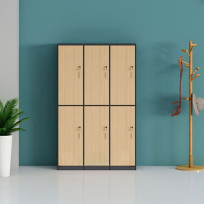 Modern vervaardigd houten opbergkast licht houten afwerking kast