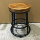 Modern Wood Bar Stool Round Footrest Indoor Counter Stool with Iron Legs Clearhalo 'Bar Furniture' 'Bar Stools' 'bar_stools' 'furn' 'furn_bar_stools' 'furniture_bar_stools' 'Kitchen & Dining Furniture' 'kitchen&dining_furn' 'kitchen' 'kitchen_furn' Furniture' 1200x1200_a7c936b2-6d7f-4932-bb49-2ea61a0c7a88