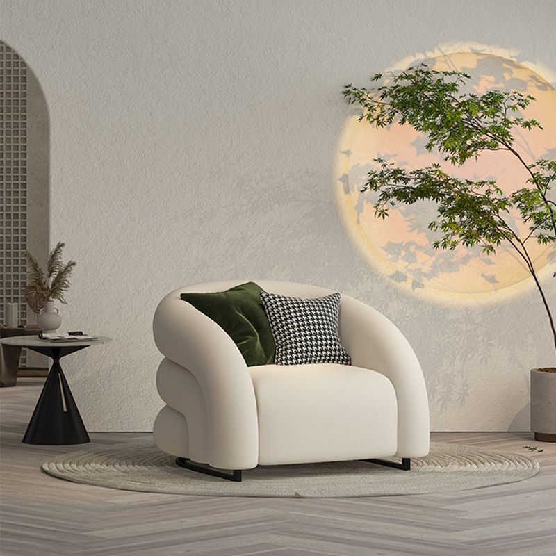 34.65" Wide Contemporary Style Single Sofa Chair Microfiber Arm Chair Clearhalo 'Accent Chairs' 'accent_chairs' 'Chairs & Seating' 'furn' 'furn_accent_chairs' 'Furniture' 'Living Room Furniture' 1200x1200_a7c9a6d1-5bdd-4289-bcd5-02d488bda8b2