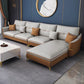 ARME SLOPED Sectional Sectional Modern 5 places en cuir en cuir