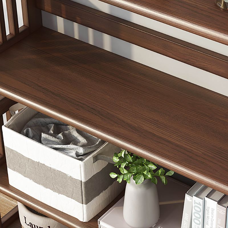 Skandinavischer Stil Open Back Bookshelf Standard -Holzbuchhandel für den Studienraum