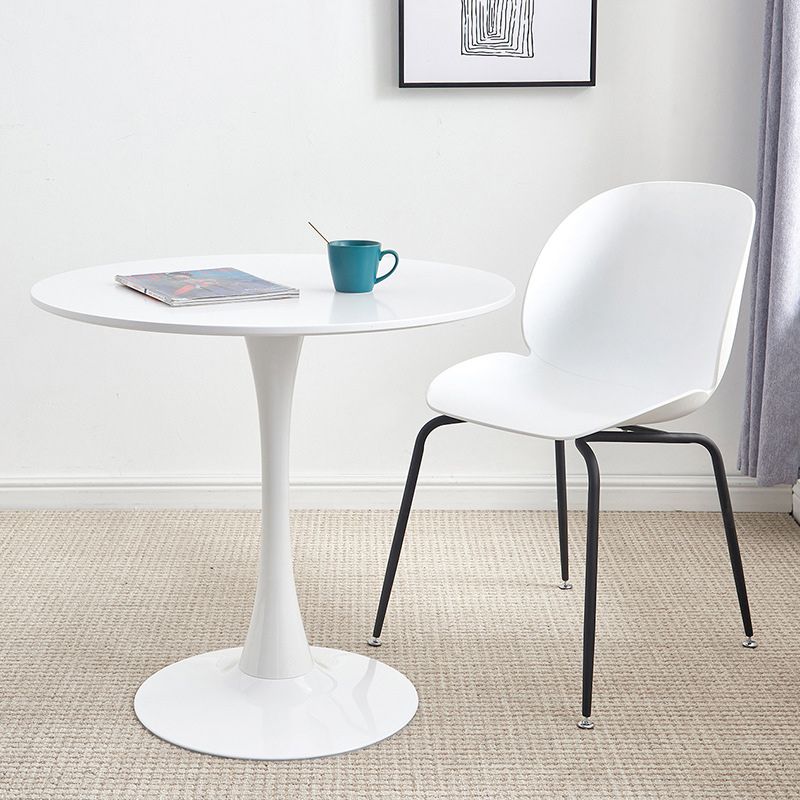 Contemporary Wood Round Dining Set Plastic 1/2/3 Pieces Dining Furniture for Home Clearhalo 'Dining Room Sets' 'Dining Tables & Seating' 'dining_room_set' 'furn' 'furn_dining_room_set' 'Furniture' 'Kitchen & Dining Furniture' 1200x1200_a7cce298-5be7-4e1d-a3cf-fae0738e2c9e