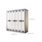 Rubberwood Wardrobe Closet Contemporary Hinged Wardrobe Cabinet