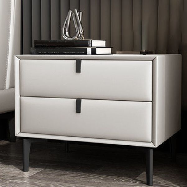 Solid Wood Bed Nightstand Contemporary Night Table with 2 Drawers Clearhalo 'Bedroom Furniture' 'furn' 'furn_night_stand' 'Furniture' 'night_stand' 'Nightstands' 1200x1200_a7ce06ef-37c8-47ab-a125-fb89a3fa5dac