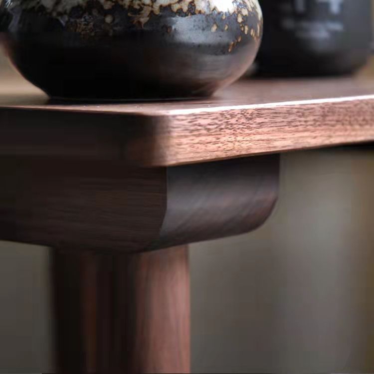 Square 4 Legs Industrial Dining Table Wood Color Fixed Table with Pinewood Solid Wood Clearhalo ' dining_table' 'Dining Tables & Seating' 'Dining Tables' 'furn' 'furn_dining_table' 'Furniture' 'furniture_dining_table' 'Kitchen & Dining Furniture' 'kitchen&dining_furn' 'kitchen' 'kitchen_dining_table' 1200x1200_a7cebaba-defb-44e5-a294-e86e3d7a9a02