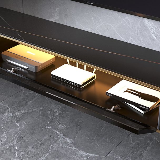 Glam TV Media Stand Wall Mounted TV Media Console with 2 Drawers Clearhalo 'furn' 'furn_tv_stands_entertainment_centers' 'Furniture' 'Living Room Furniture' 'TV Stands & Entertainment Centers' 'TV Stands & Media Storage Furniture' 'tv_stands_entertainment_centers' 1200x1200_a7cfcf97-03b6-4d48-bcaa-fd5fa71279f4