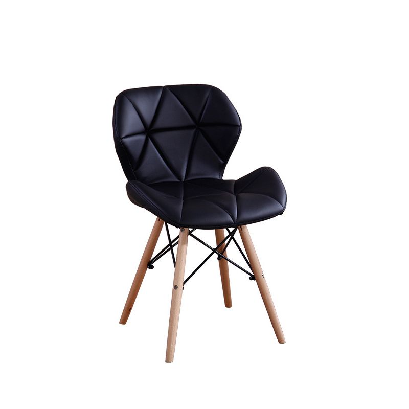 PU Chair18.5" L x23.6"W x27.5"H Armless MW Chair for Living Room Clearhalo 'Accent Chairs' 'accent_chairs' 'Chairs & Seating' 'Furniture' 'furniture_accent_chairs' 'Living Room Furniture' 1200x1200_a7d0235e-f2a9-4f72-bc2e-4d58320bf97e