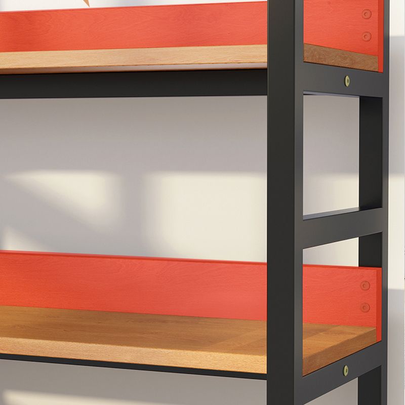 Moderner Stil Open Back Bookshelf Engineered Hole Books für Büro