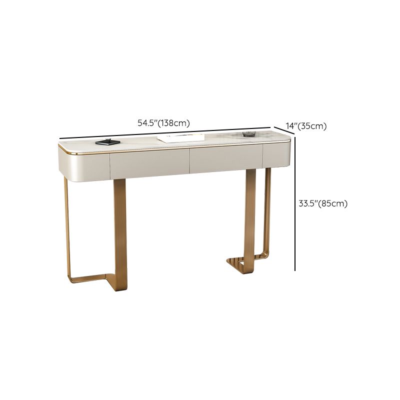 Console Tables Glam Style Sofa Console Sofa Table , 33.5 inch High Hall