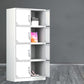 Modern White Storage Cabinet with Hinged Door Metal Cabinet for Bathroom Clearhalo 'Armoires & Wardrobes' 'armoires_wardrobes' 'Bedroom Furniture' 'furn' 'furn_armoires_wardrobes' 'Furniture' 1200x1200_a7d5208a-4493-40a8-881a-368ff95a7870