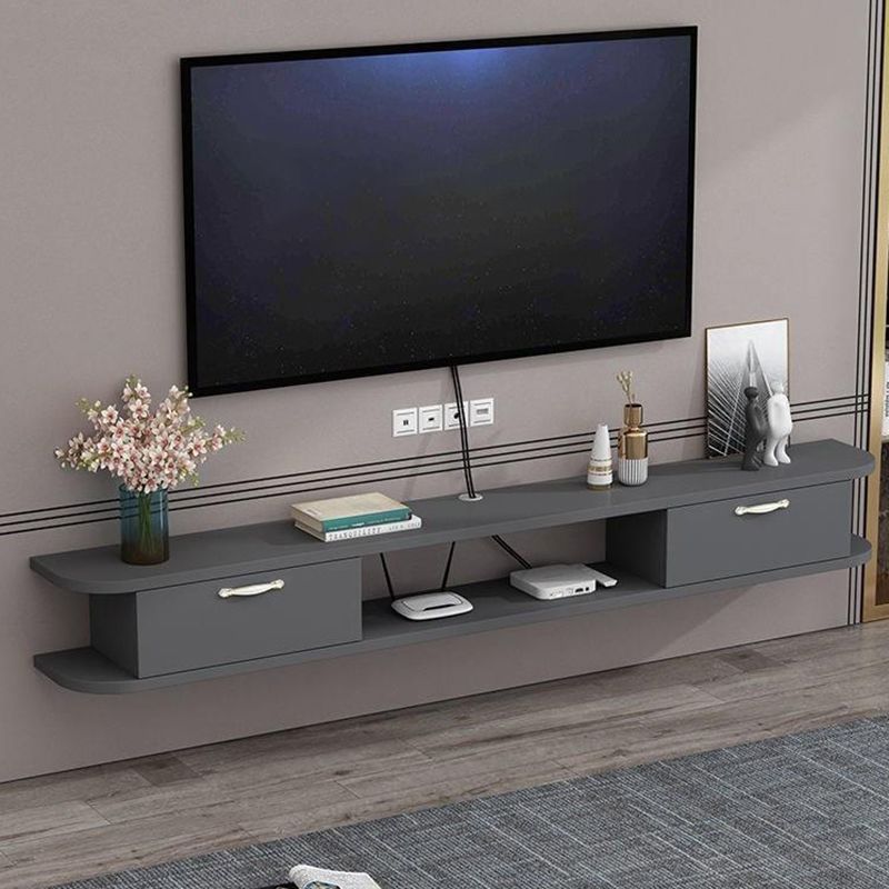 Contemporary Style TV Stand Faux Wood Wall-mounted TV Cabinet with 2 Doors Clearhalo 'furn' 'furn_tv_stands_entertainment_centers' 'Furniture' 'Living Room Furniture' 'TV Stands & Entertainment Centers' 'TV Stands & Media Storage Furniture' 'tv_stands_entertainment_centers' 1200x1200_a7d63182-2d36-4c12-9733-c7b65a5c4f21