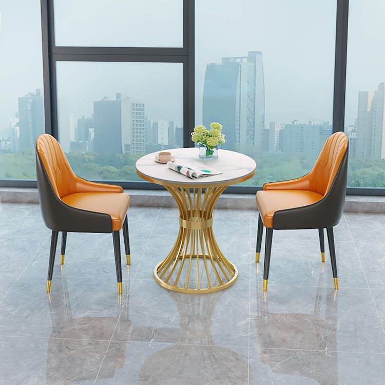 Glam Style 1/2/3/4/5 Pieces Dining Set Sintered Stone Dining Table Set Clearhalo 'Dining Room Sets' 'Dining Tables & Seating' 'dining_room_set' 'furn' 'furn_dining_room_set' 'Furniture' 'furniture_dining_room_set' 'Kitchen & Dining Furniture' 1200x1200_a7d7655b-18b8-42fb-ad2e-500507022961