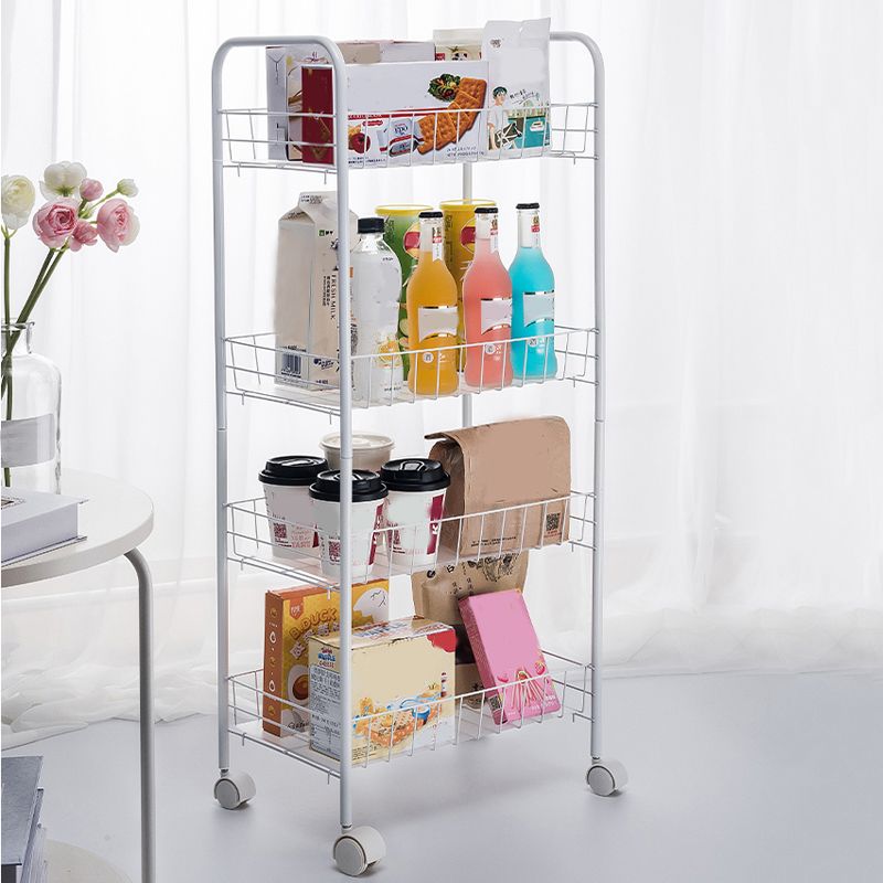 Contemporary Style Bookshelf with Casters Book Shelf for Home Office Study Room Clearhalo 'Bookcases' 'furn' 'furn_bookcases' 'Furniture' 'furniture_bookcases' 'kitchen' 'kitchen_bookcases' 'Living Room Furniture' 'Office Furniture' 1200x1200_a7d8eaf1-c621-419a-882d-d6f23e61bcf7