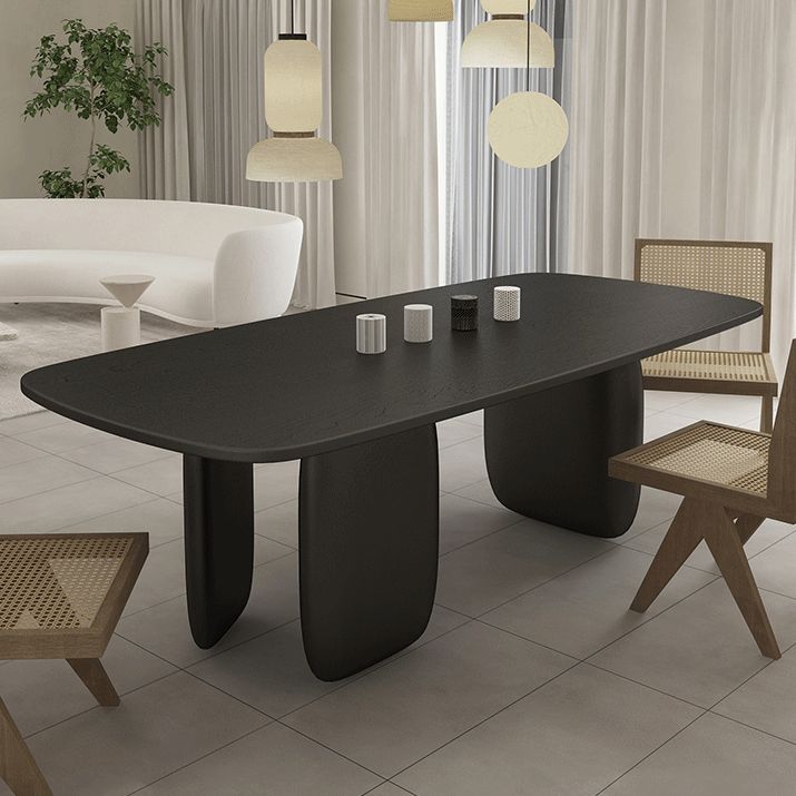 Pine Solid Wood Table Modern Rectangle Dining Table with 3 Legs for Restaurant Clearhalo ' dining_table' 'Dining Tables & Seating' 'Dining Tables' 'furn' 'furn_dining_table' 'Furniture' 'furniture_dining_table' 'Kitchen & Dining Furniture' 'kitchen&dining_furn' 'kitchen' 'kitchen_dining_table' 1200x1200_a7d9918b-1c24-4dbb-93d1-c91120291a7d