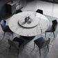 Modern 1/4/7/9/11 Pieces Dining Set Round Sintered Stone Dining Table Set Clearhalo 'Dining Room Sets' 'Dining Tables & Seating' 'dining_room_set' 'furn' 'furn_dining_room_set' 'Furniture' 'furniture_dining_room_set' 'Kitchen & Dining Furniture' 1200x1200_a7d9c3b6-49f6-47f1-8871-fe08afe13892