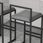 Modern Jewelry Shop Velvet Counter Stools Matte Finish Footrest Barstool Clearhalo 'Bar Furniture' 'Bar Stools' 'bar_stools' 'furn' 'furn_bar_stools' 'Furniture' 'furniture_bar_stools' 'Kitchen & Dining Furniture' 1200x1200_a7e3fbf4-c7d4-4deb-9c35-f6a48cff34ff